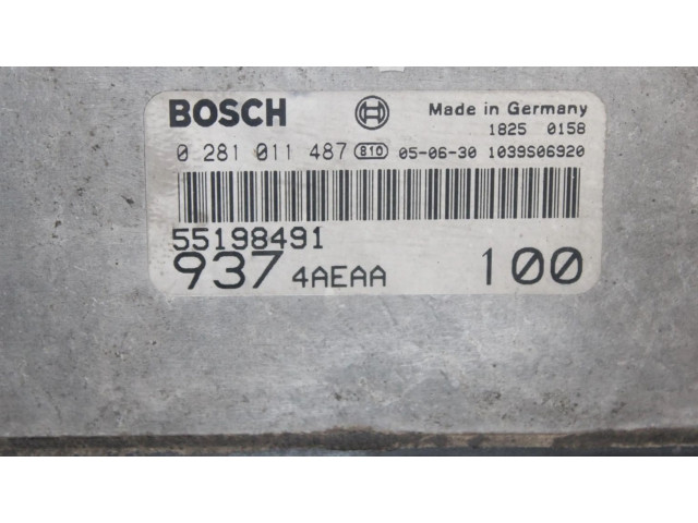 Řídící jednotka 55198491   Alfa Romeo 166 