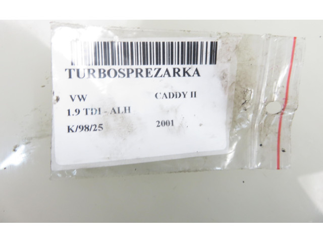 Turbodmychadlo Турбина 028145702H, 028145702H   Volkswagen Caddy   ALH