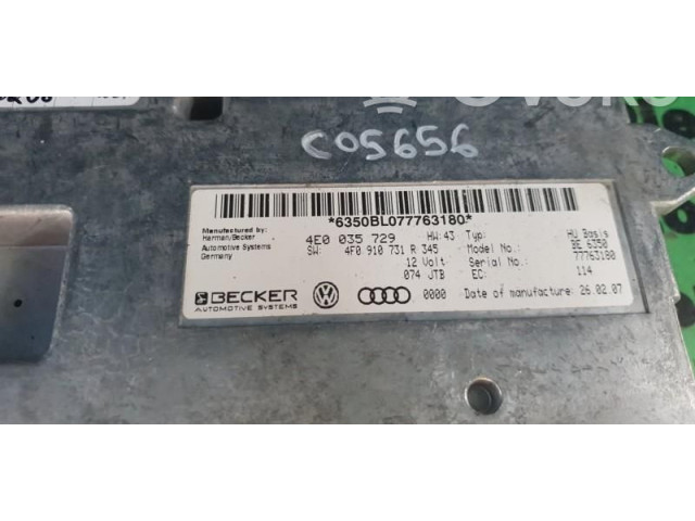 Блок комфорта 4E0035729, 4F0910731R   Audi A6 S6 C6 4F   