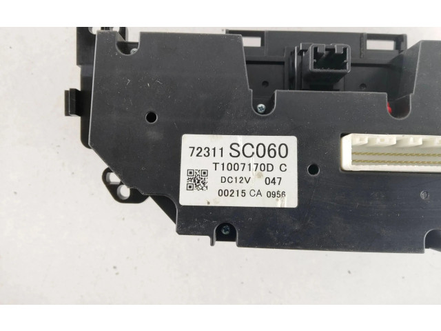 Блок управления климат-контролем 72311SC060, T1007170D Subaru Forester SH