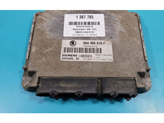 Блок управления двигателем Блок управления 06A906019F, IMPRK1387785   Skoda Octavia Mk1 (1U)