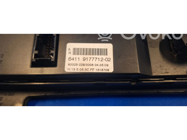 Блок управления климат-контролем 64119177712-02, 9177712   BMW 5 E60 E61