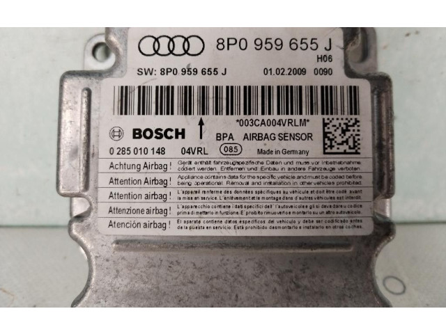 Блок подушек безопасности 8P0959655J, 8P0959655J   Audi A3 S3 8P