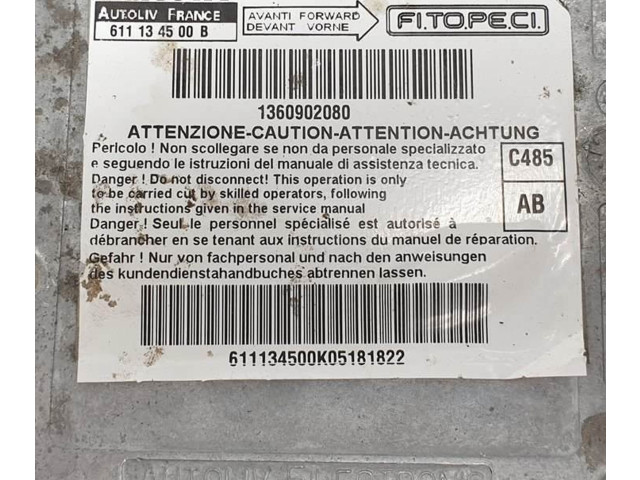 Блок подушек безопасности 216196958B, 216196945   Citroen Nemo