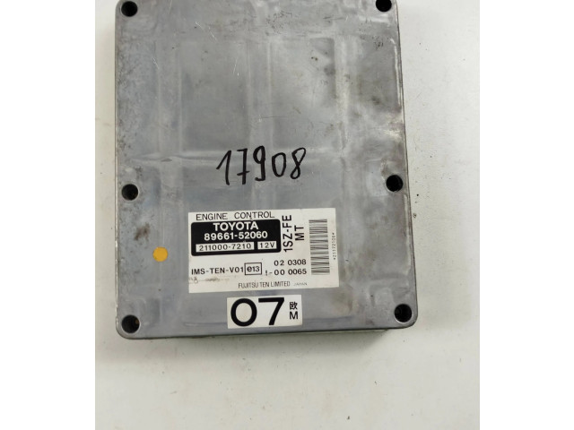 Řídící jednotka 89661-52060 Toyota Yaris Verso 2001