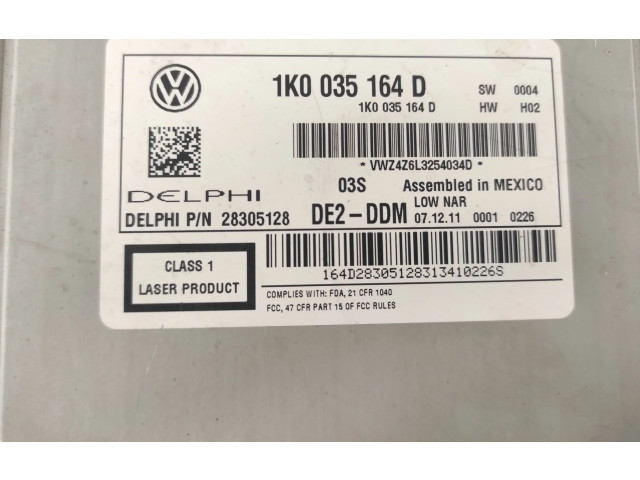 Радио/ проигрыватель CD/DVD / навигация 1K0035164D, 1K0035164D Volkswagen Jetta VI