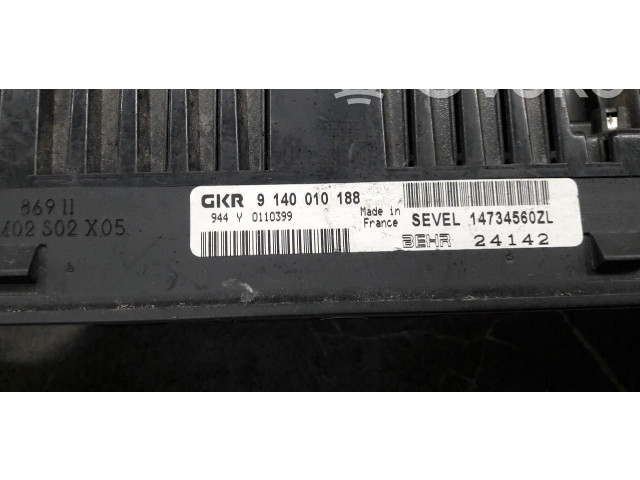 Блок управления климат-контролем 9140010188   Fiat Ulysse