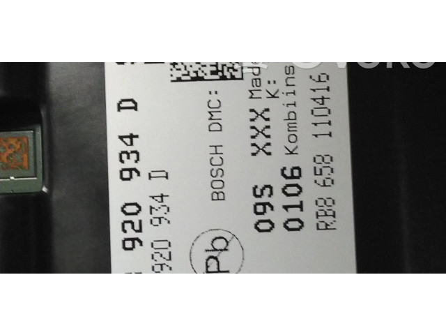 Přístrojová deska Audi A6 S6 C7 4G 2016 4G8920934D