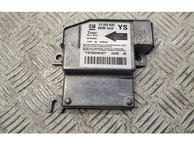 Блок подушек безопасности 13203620, 327963935 Opel Meriva A