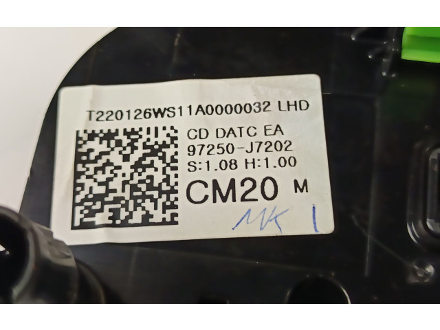 Блок управления климат-контролем 97250J7202   KIA Xceed