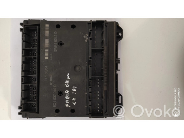 Блок комфорта 6Q1937049D, 5WK48212D Skoda Fabia Mk2 (5J)