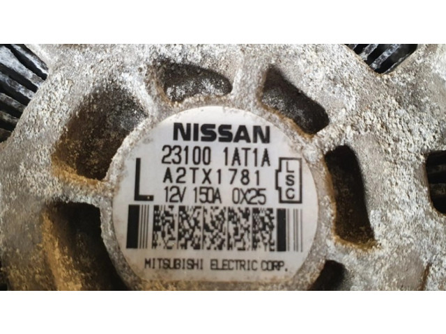 Генератор 231001AT1A, A2TX1781 Nissan Navara D40 2.5