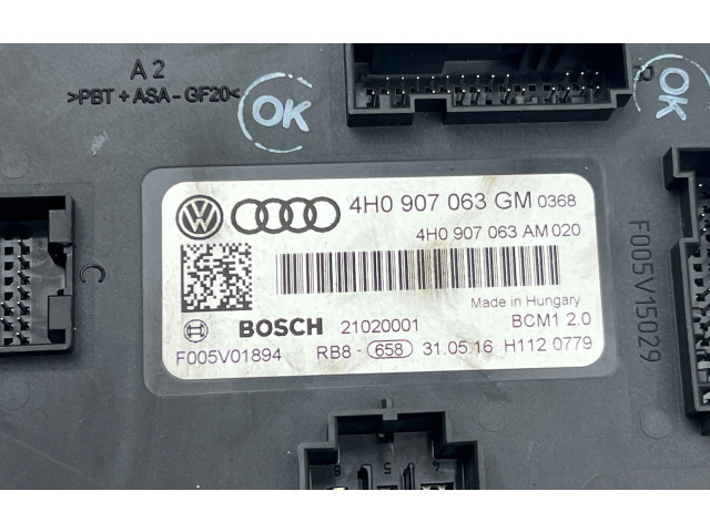 Блок комфорта 4H0907063GM, 4H0907063AM Audi A7 S7 4G