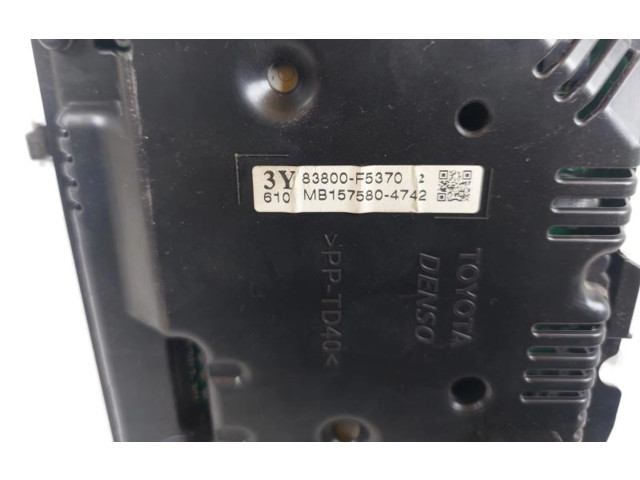 Přístrojová deska Toyota Yaris 2017 83800F5370