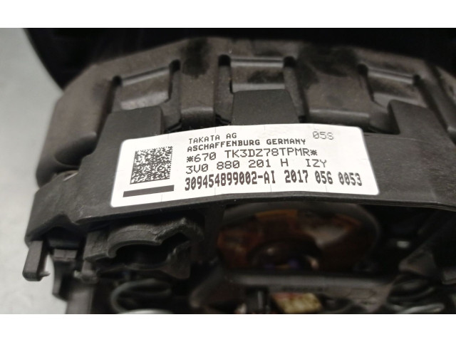 Подушка безопасности водителя 3V0880201H, 3V0880201H   Skoda Superb B8 (3V)