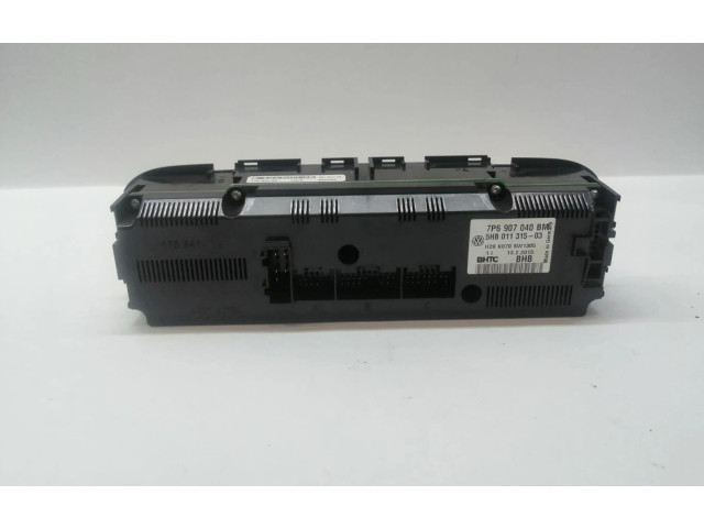 Блок управления климат-контролем 7P6907040BM, 7P6907040BM   Volkswagen Touareg II