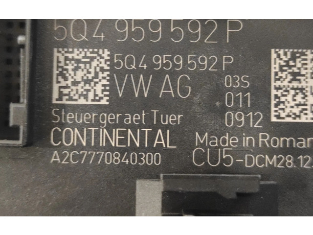 Блок комфорта 5Q4959592P, CU5DCM28   Cupra Formentor   