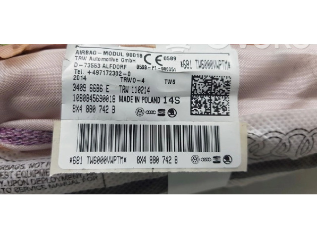 Боковая подушка безопасности 8X4880742B, 8X4880742B Audi A1