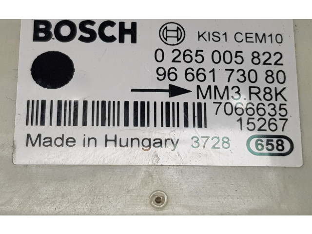 Блок управления 9666173080, 9666173080   Citroen Berlingo