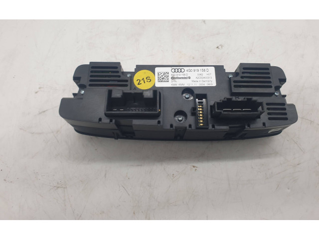 Блок управления климат-контролем 4G0919158D   Audi A6 S6 C7 4G