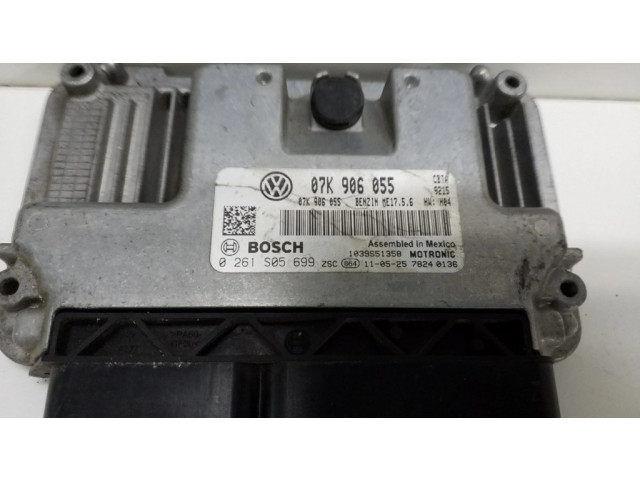 Блок управления двигателя 07K906055, 0261S05699   Volkswagen Jetta VI