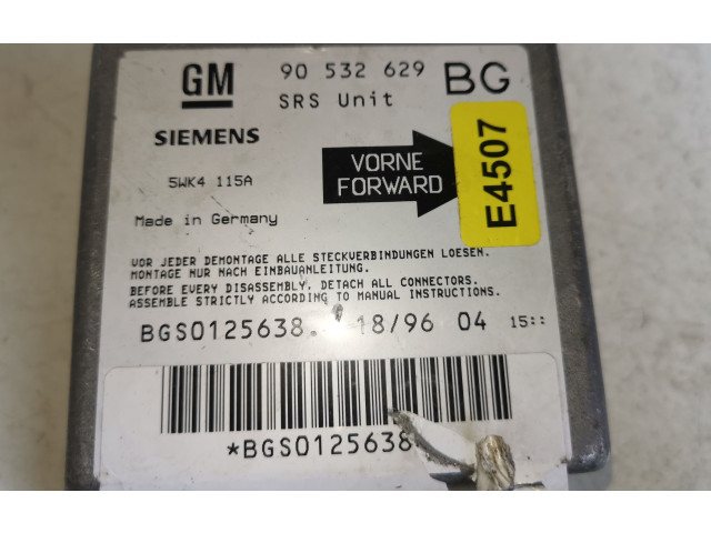 Блок подушек безопасности 90532629, 5WK4115A   Opel Tigra A