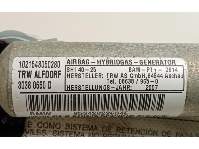 Боковая подушка безопасности 85342022604E, 85342022604E   BMW X3 E83
