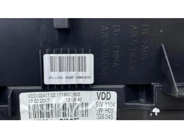 Панель приборов 2K5920876F, A2C81396500 Volkswagen Caddy