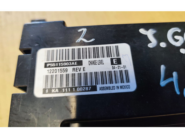 Блок управления климат-контролем P55115903AE Jeep Grand Cherokee (WJ)