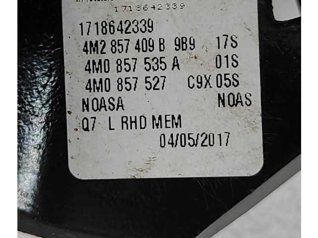 Zpětné zrcátko Audi Q7 4M 2017 4M2857409B, 4M0857535A