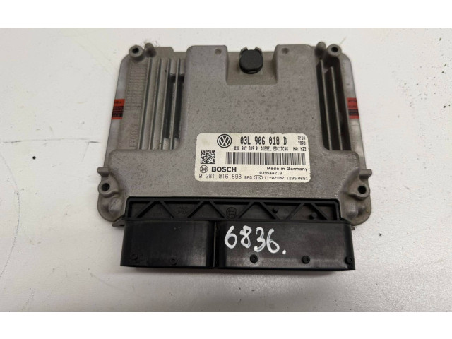 Блок управления двигателя 03L906018D   Volkswagen Touran II