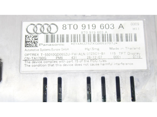 Дисплей 8T0919603A Audi A4 Allroad