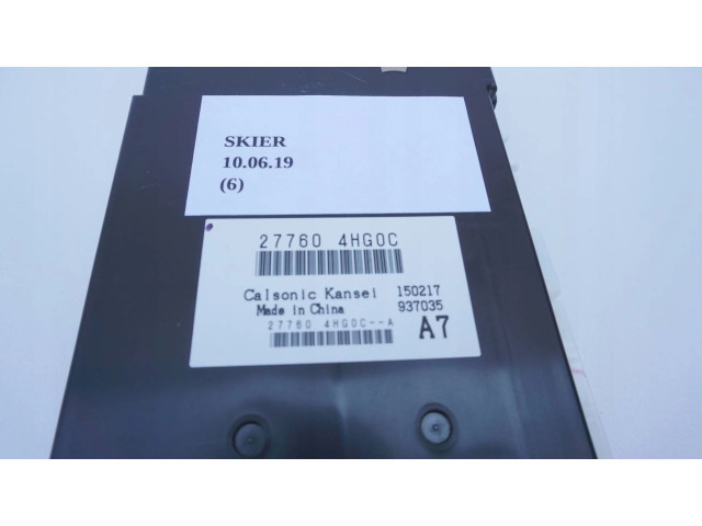 Модуль блока управления кондиционером 277604HG0C Infiniti Q50