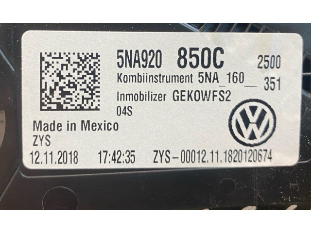 Přístrojová deska  Volkswagen Tiguan Allspace 2019 A2C12961100, A2C1778780000  