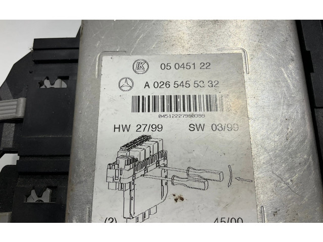 Pojistková skříňka A0265455332, 05045122 Mercede-Benz S W220 2003