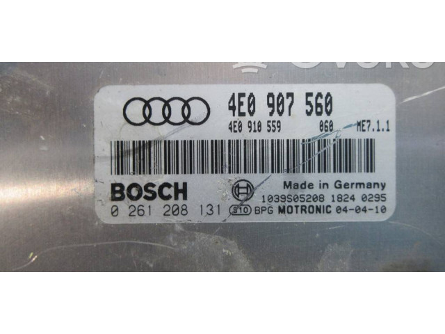Řídící jednotka 4E0907560, 4E0910559   Audi A8 S8 D3 4E 2004