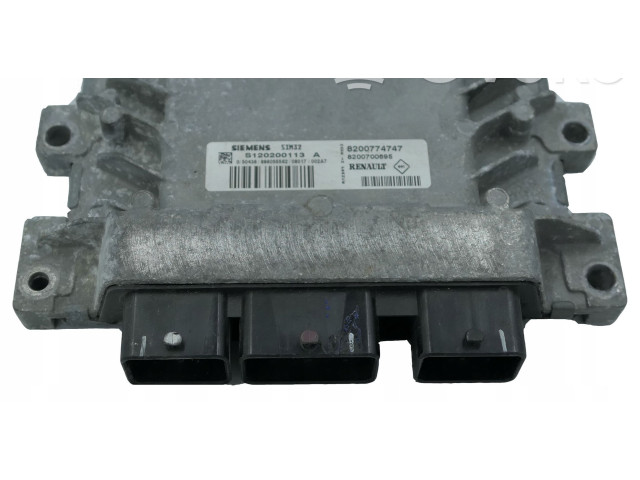 Блок управления двигателя 8200774747, S120200113A   Renault Twingo II