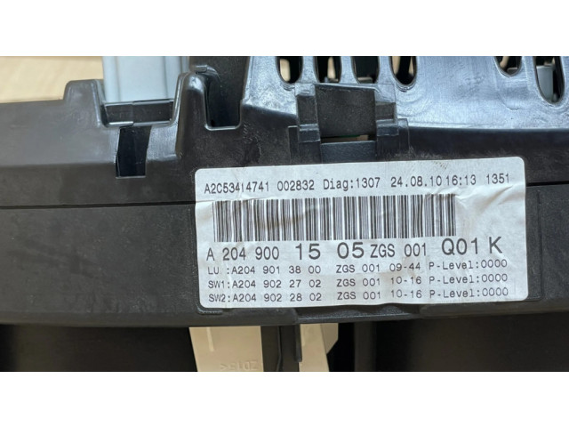 Панель приборов A2049001505, A2C53369459   Mercedes-Benz C W204       