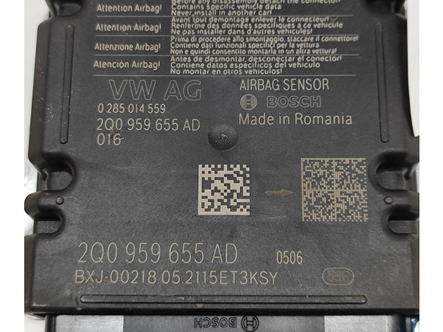 Блок подушек безопасности 2Q0959655AD, 0285014559   Volkswagen Transporter - Caravelle T6