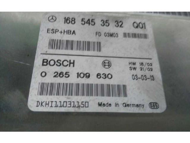 Блок управления АБС 1685453532, 0090018   Mercedes-Benz A W168
