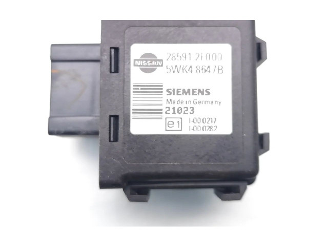 Блок управления иммобилайзера 28591-2F000, 5WK48647B   Infiniti FX