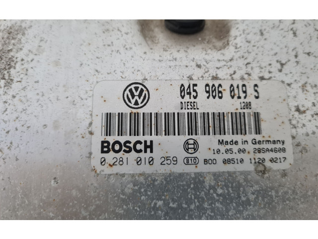 Блок управления двигателя 045906019S, 0281010259   Volkswagen Lupo