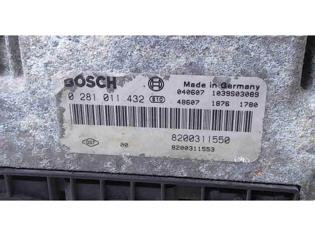 Řídící jednotka 8200311550, 8200311553 Renault Master II 2007