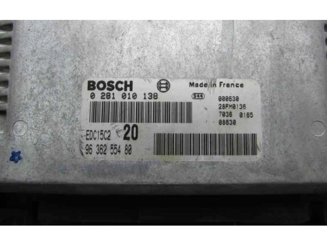 Řídící jednotka 0281010138 Citroen Berlingo