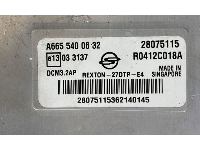 Блок предохранителей  A6655400632, A6655400632   SsangYong Rexton    