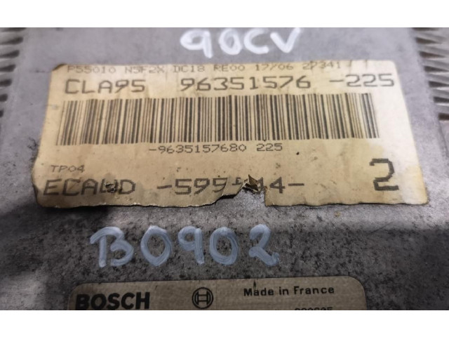 Блок управления двигателя 96351576225 Peugeot 306