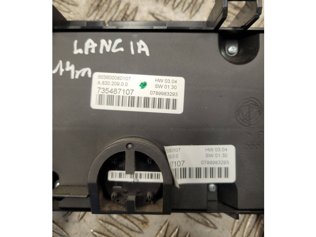 Блок управления климат-контролем 735487107, 0789983293 Lancia Delta III