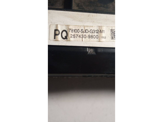 Панель приборов 78100SJDG312M1, 2574309800 Honda FR-V