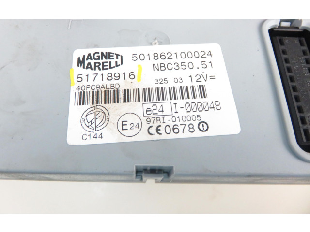 Блок комфорта 51718916, 51718916 Fiat Idea