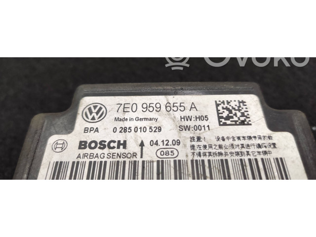 Блок подушек безопасности 7E0959655A, 0285010529   Volkswagen Transporter - Caravelle T5